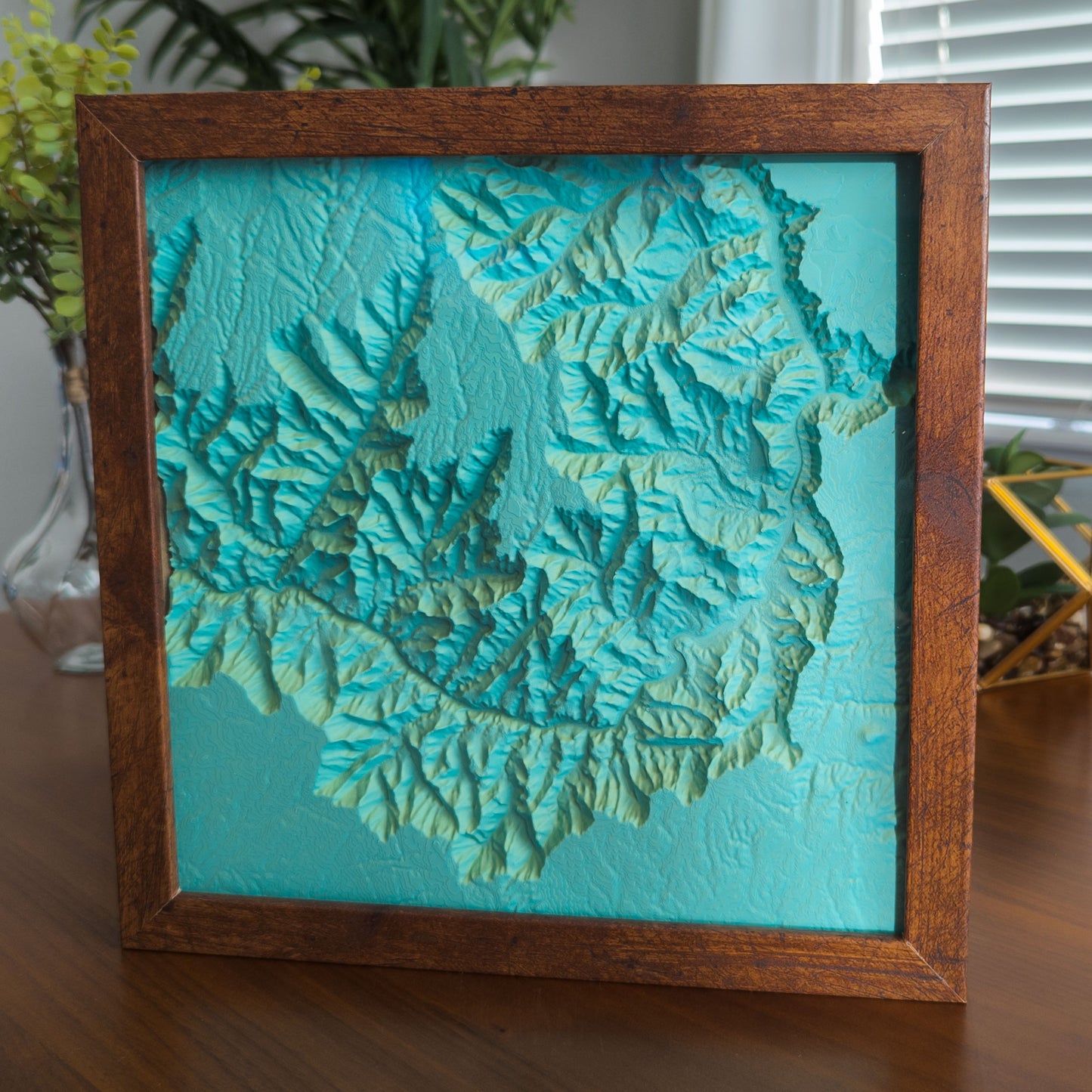 Grand Canyon 3D Topographical Map