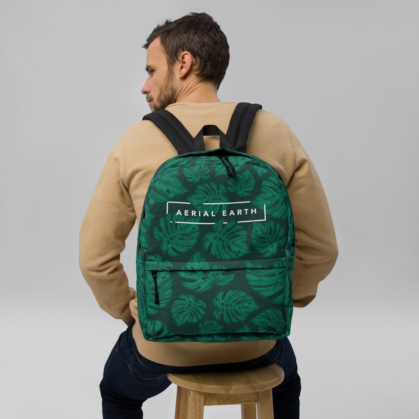 Tropical Leaf Backpack