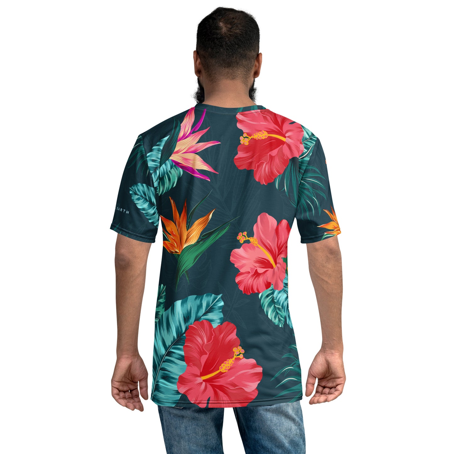 Men's Tropical T-Shirt (Deep Ocean)