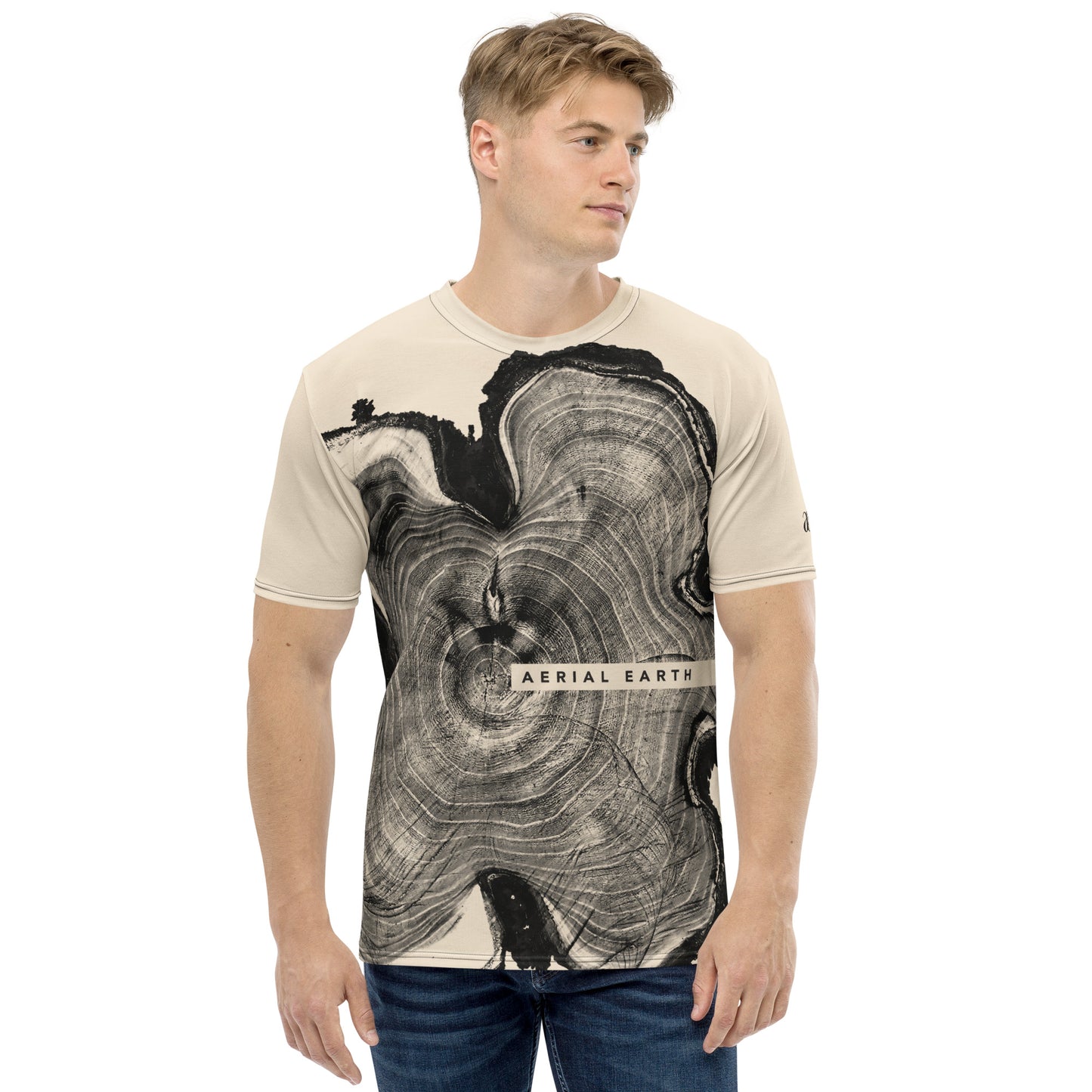 Men's Tree Rings T-Shirt (Oatmeal)