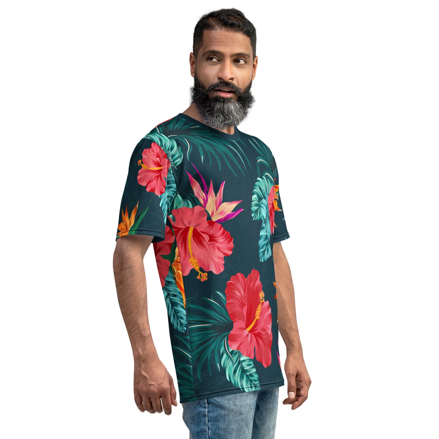 Men's Tropical T-Shirt (Deep Ocean)