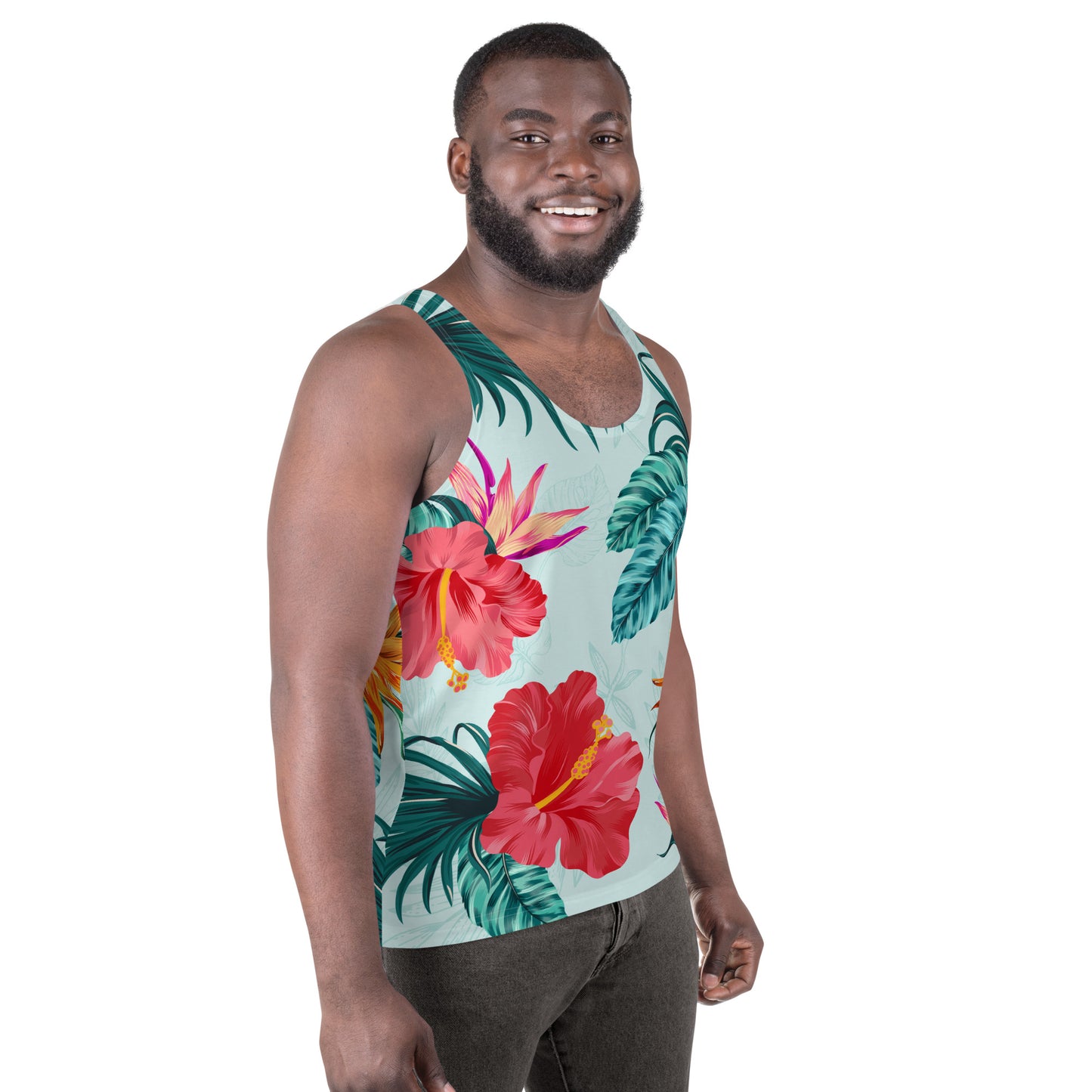 Unisex Tropical Tank (Mint)