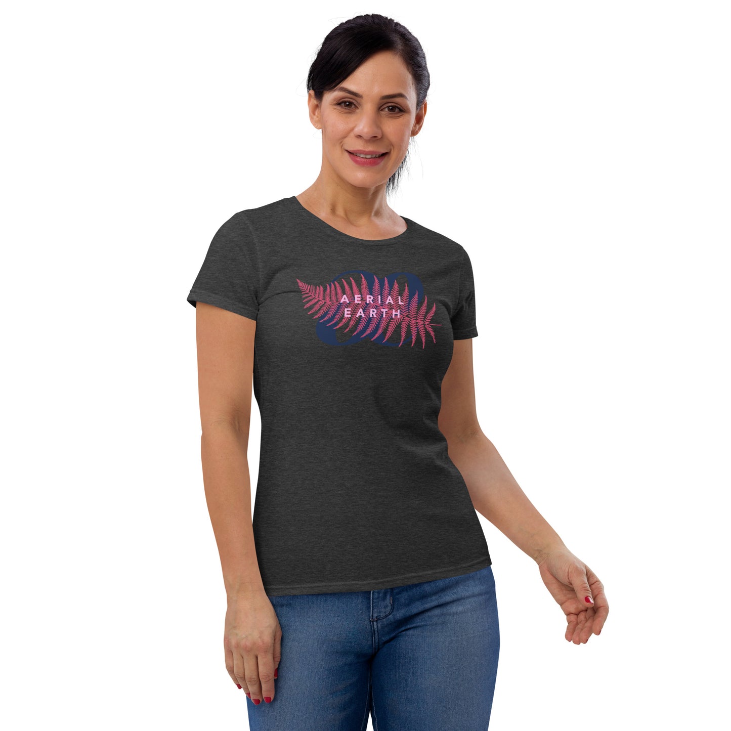 Women's Logo Short Sleeve T-Shirt (Dark Heather Gray)