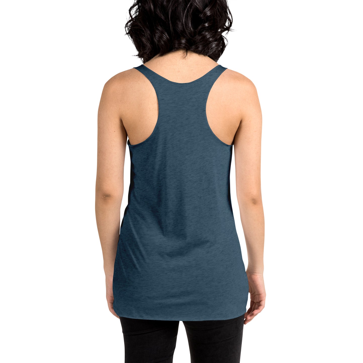 Women's Diving Bird Racerback Tank (Indigo)